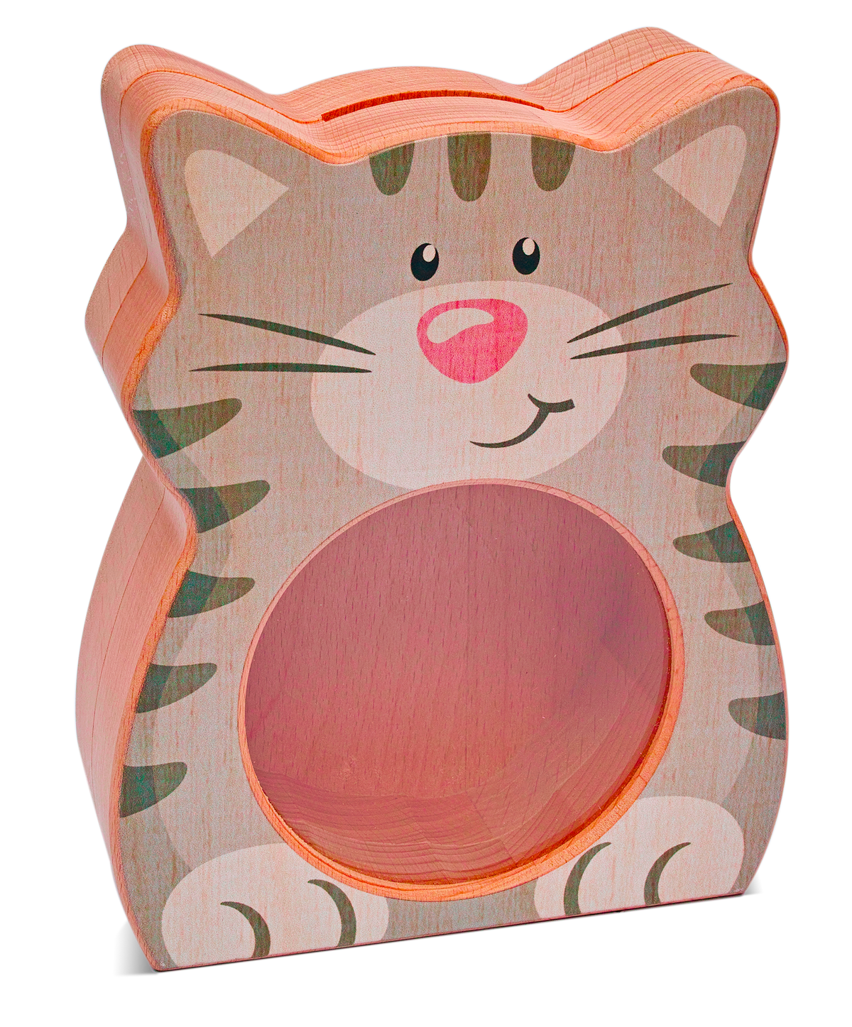 Spardose Katze Holz