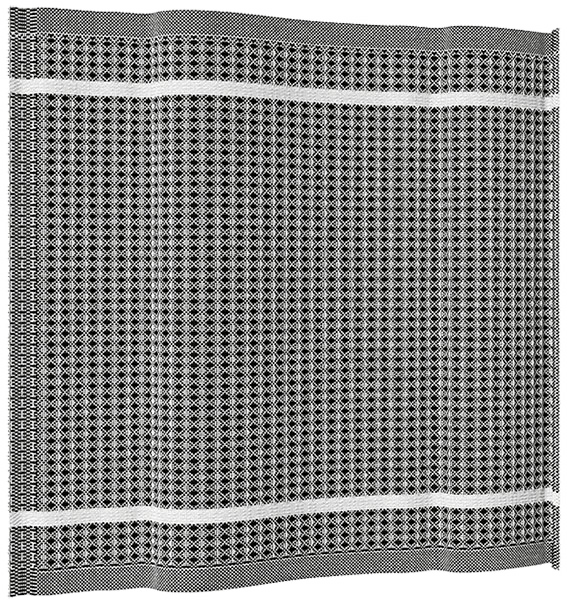 Spültuch Waffelgewebe Baumwolle weiss