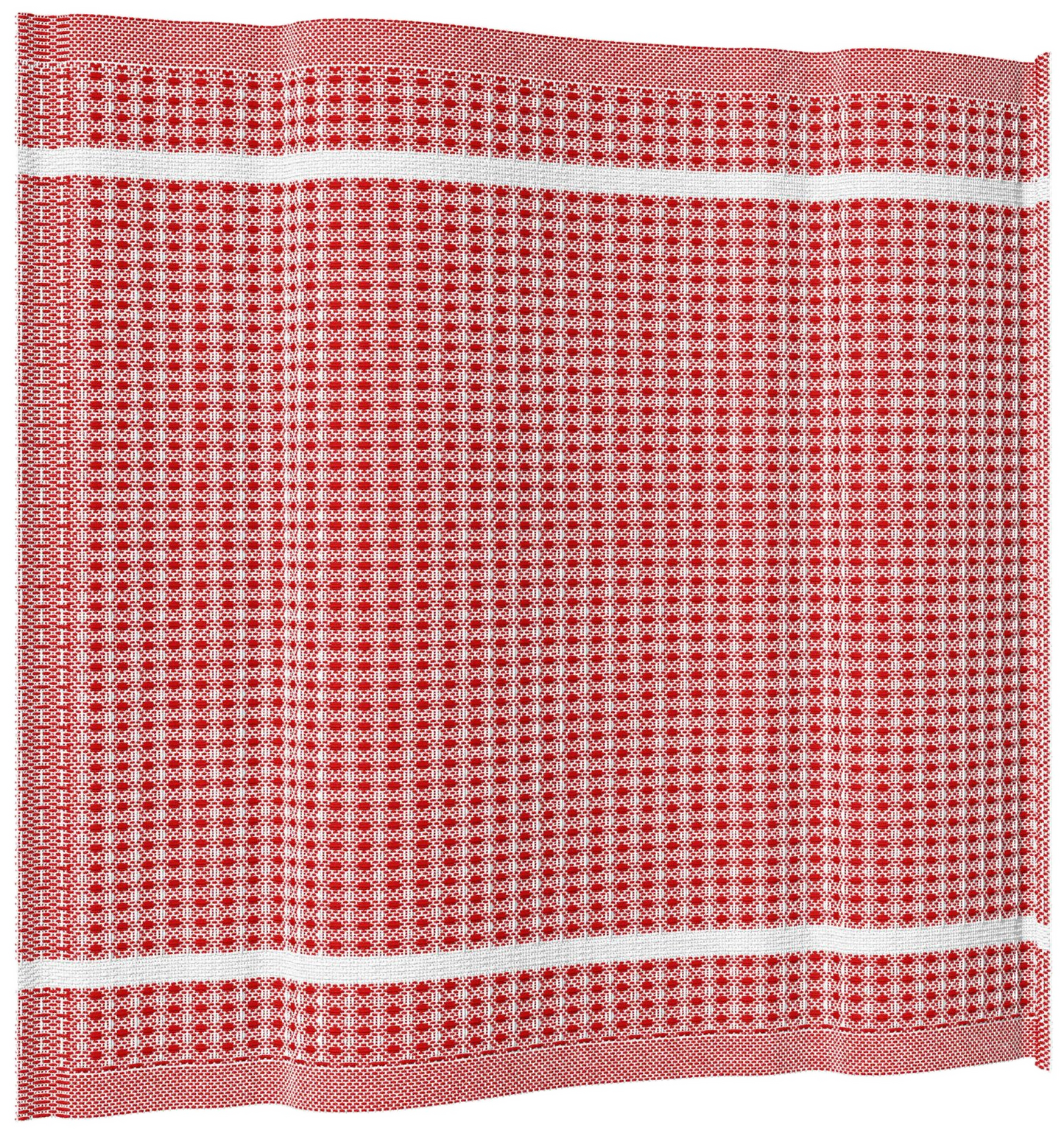 Spültuch Waffelgewebe Baumwolle weiss