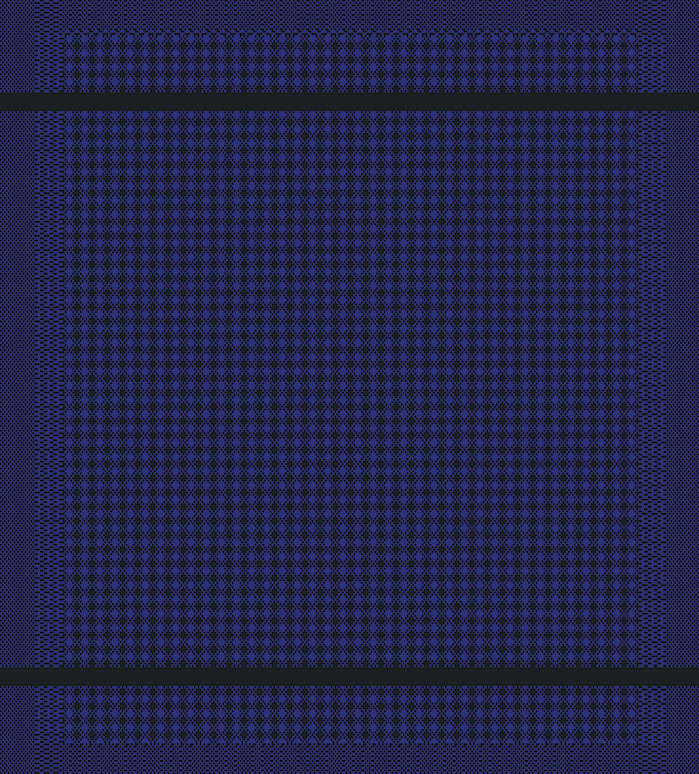 Spueltuch Waffelgewebe schwarz blau R231 502