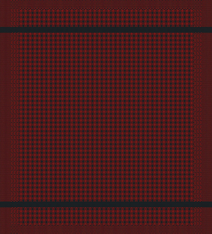 Spueltuch Waffelgewebe schwarz bordeaux R231 343