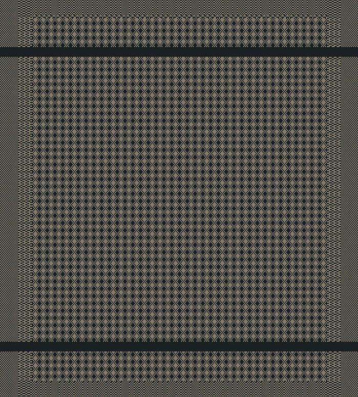 Spueltuch Waffelgewebe schwarz taupe R231 763