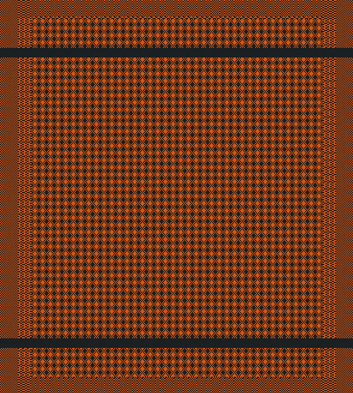 Spültuch Waffelgewebe Baumwolle schwarz