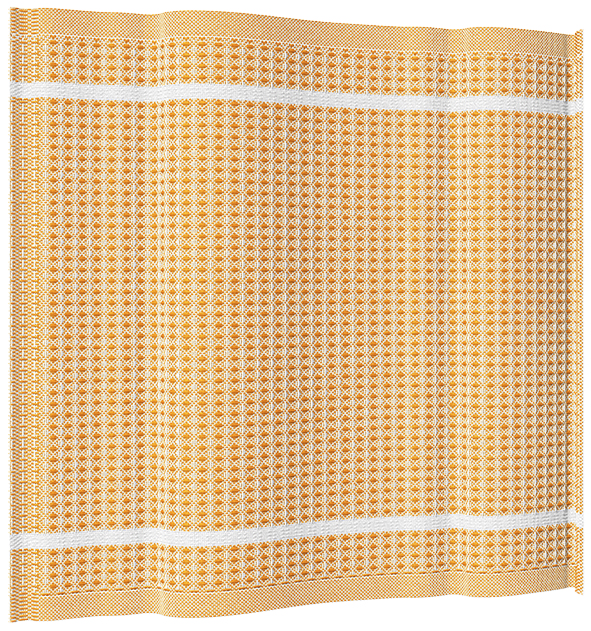 Spueltuch Waffelgewebe senf R7629 125 senf