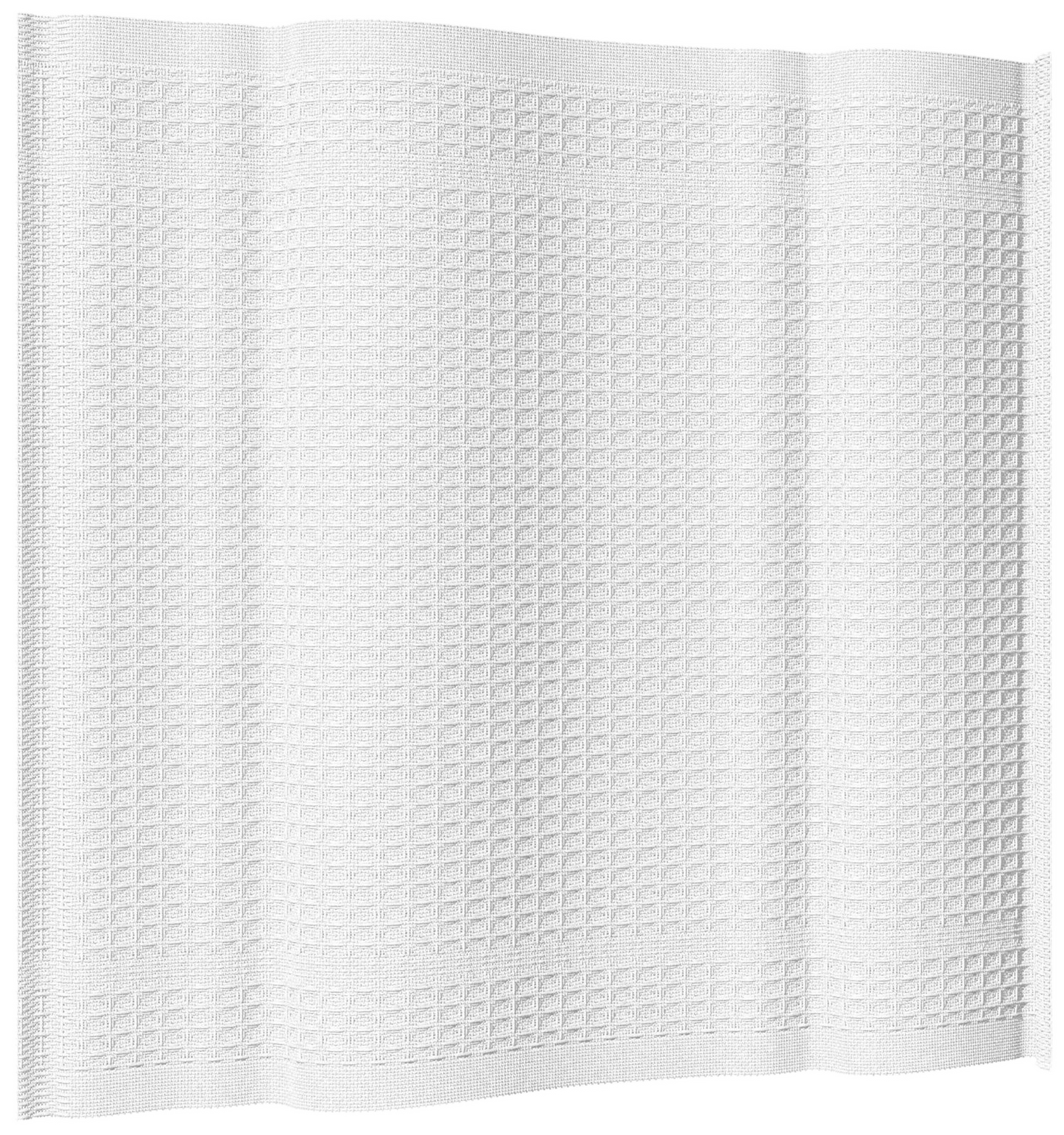 Spültuch Waffelgewebe Baumwolle weiss
