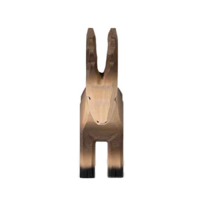 Steinbock Holztier gross Edition 1938 1983 Trauffer 2