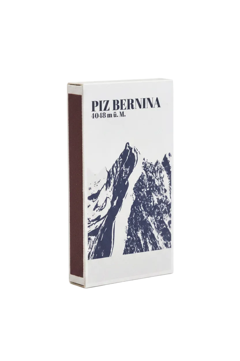 Streichholzschachtel Piz Bernina