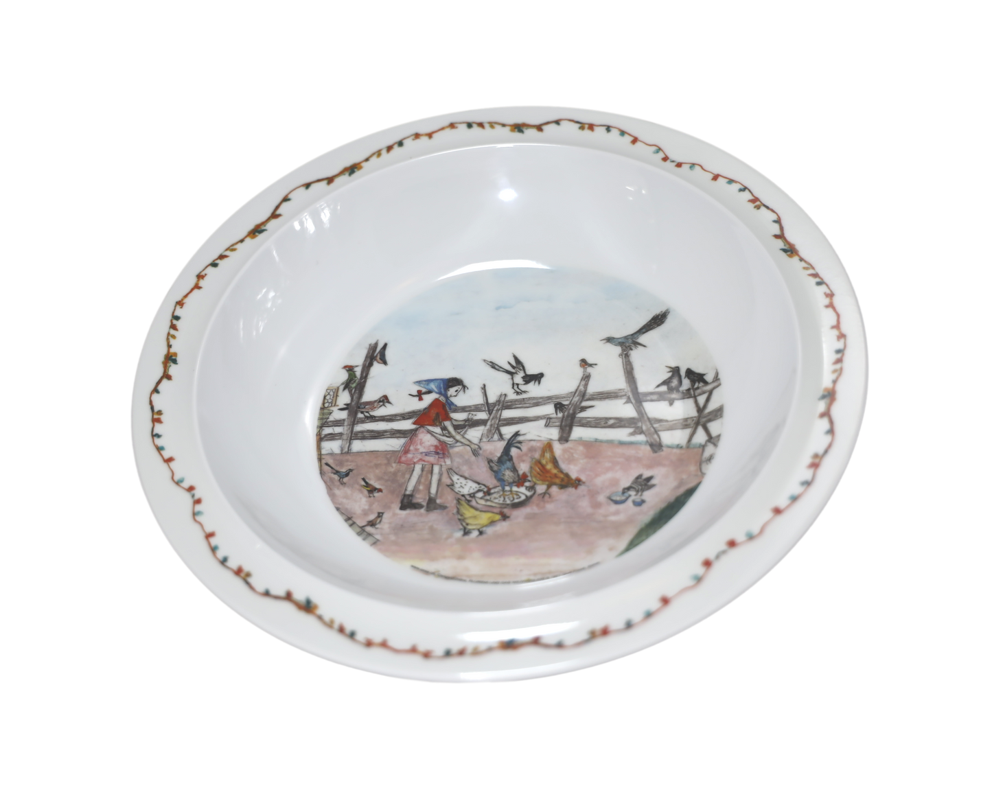 Deep plate Flurina melamine