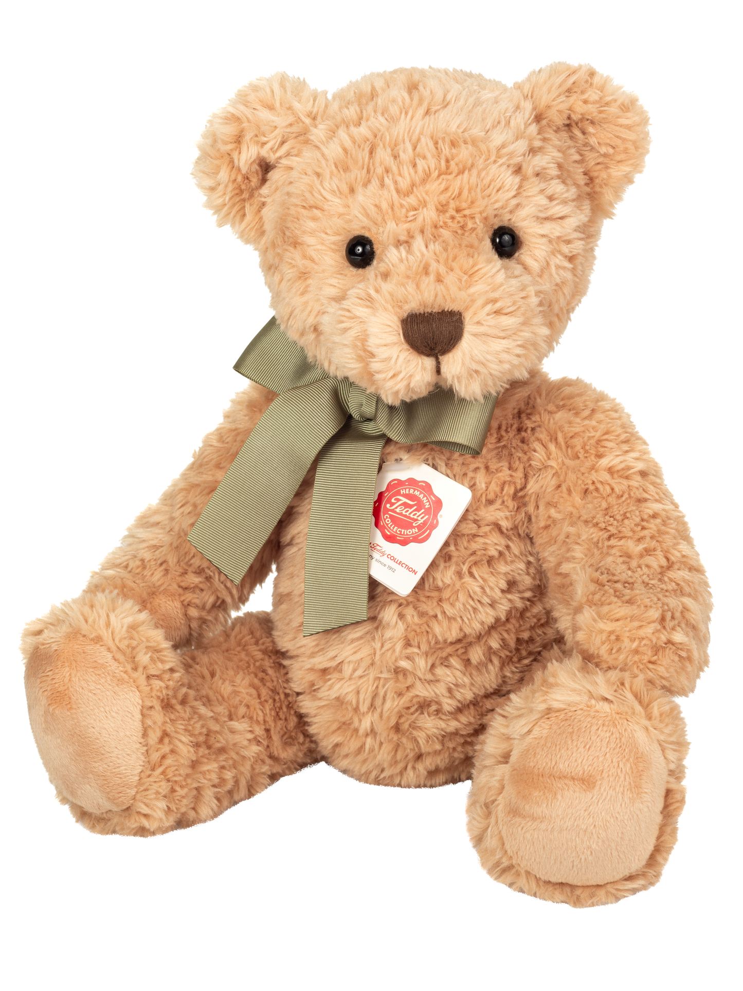 Teddybär Klassik gegliedert Plüschtier beige 37cm