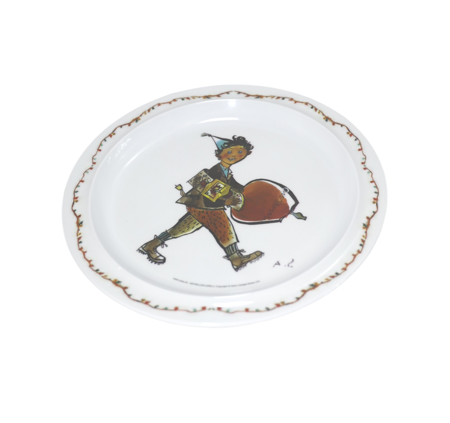 Teller flach Schellen-Ursli Melamin