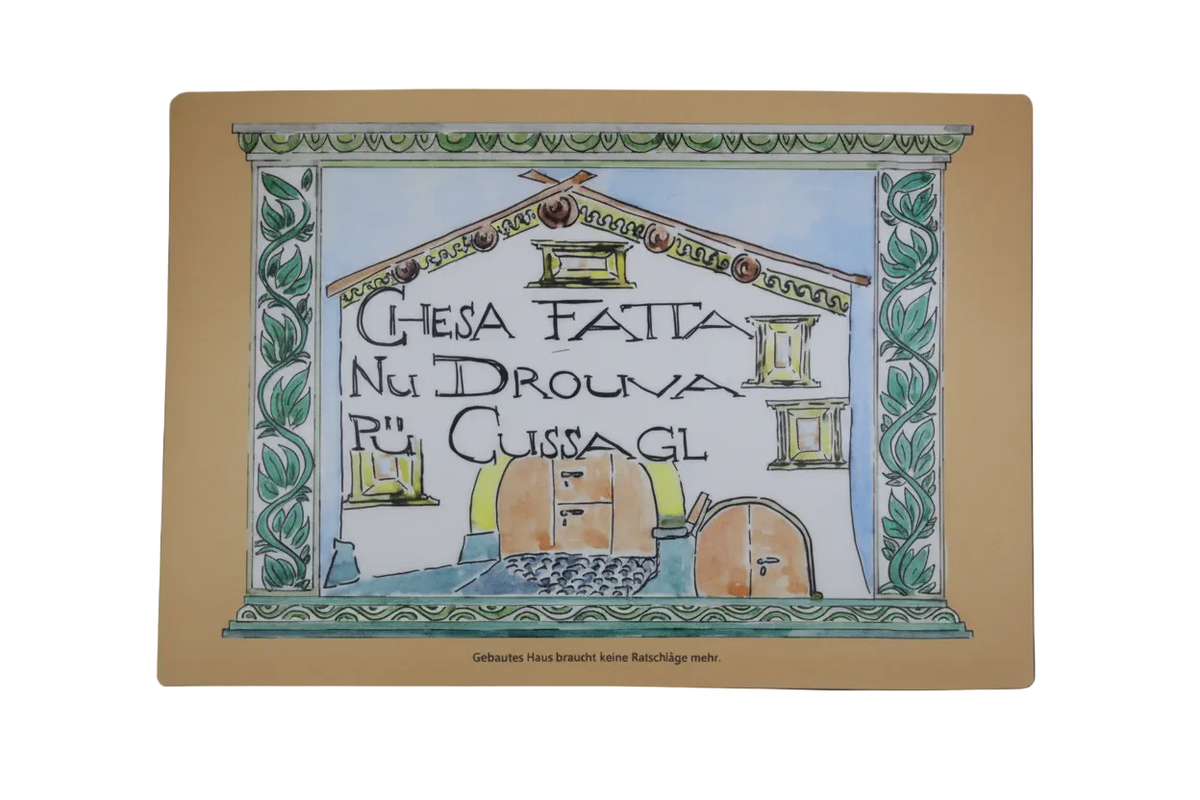 Tischset Sgrafitto Chesa Fatta
