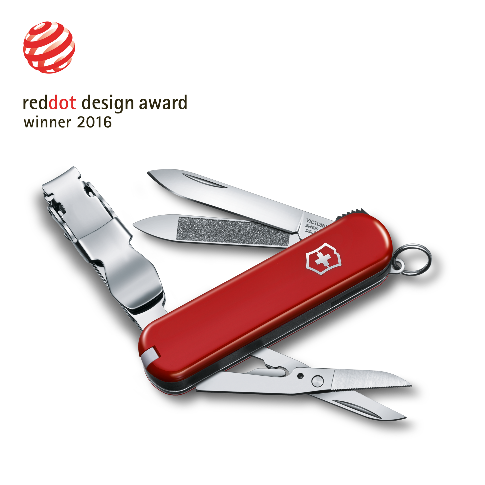 Victorinox Taschenmesser Sackmesser NailClip rot offen
