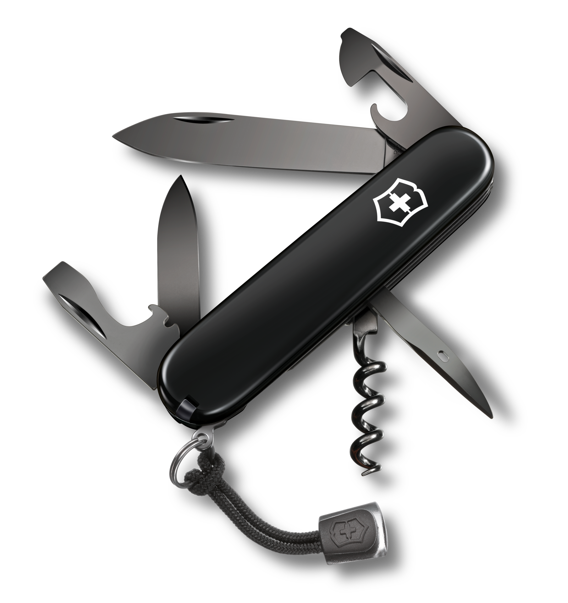 Victorinox Taschenmesser Sackmesser Spartan onyx schwarz offen 1