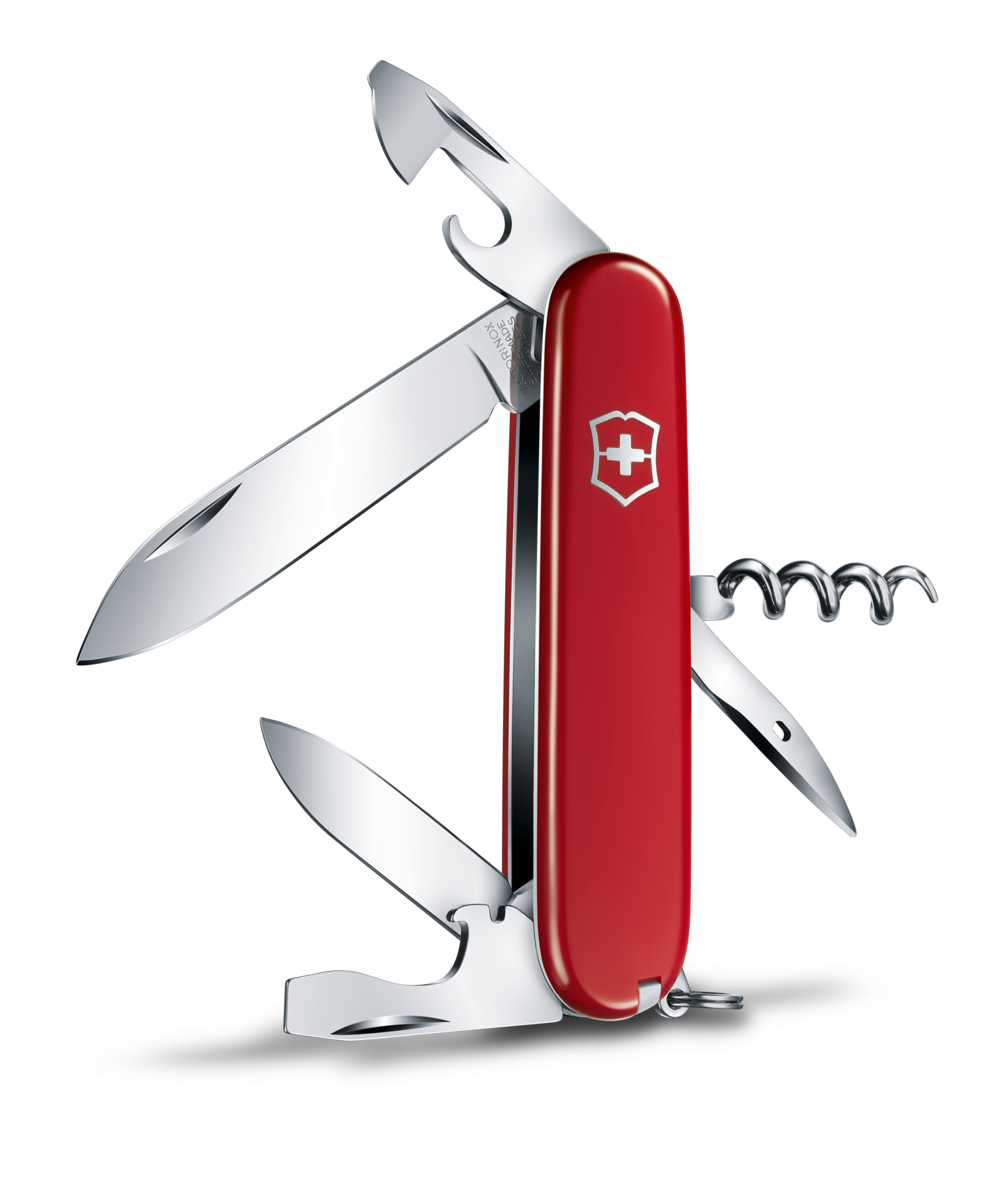 Victorinox Taschenmesser Sackmesser Spartan rot offen schraeg
