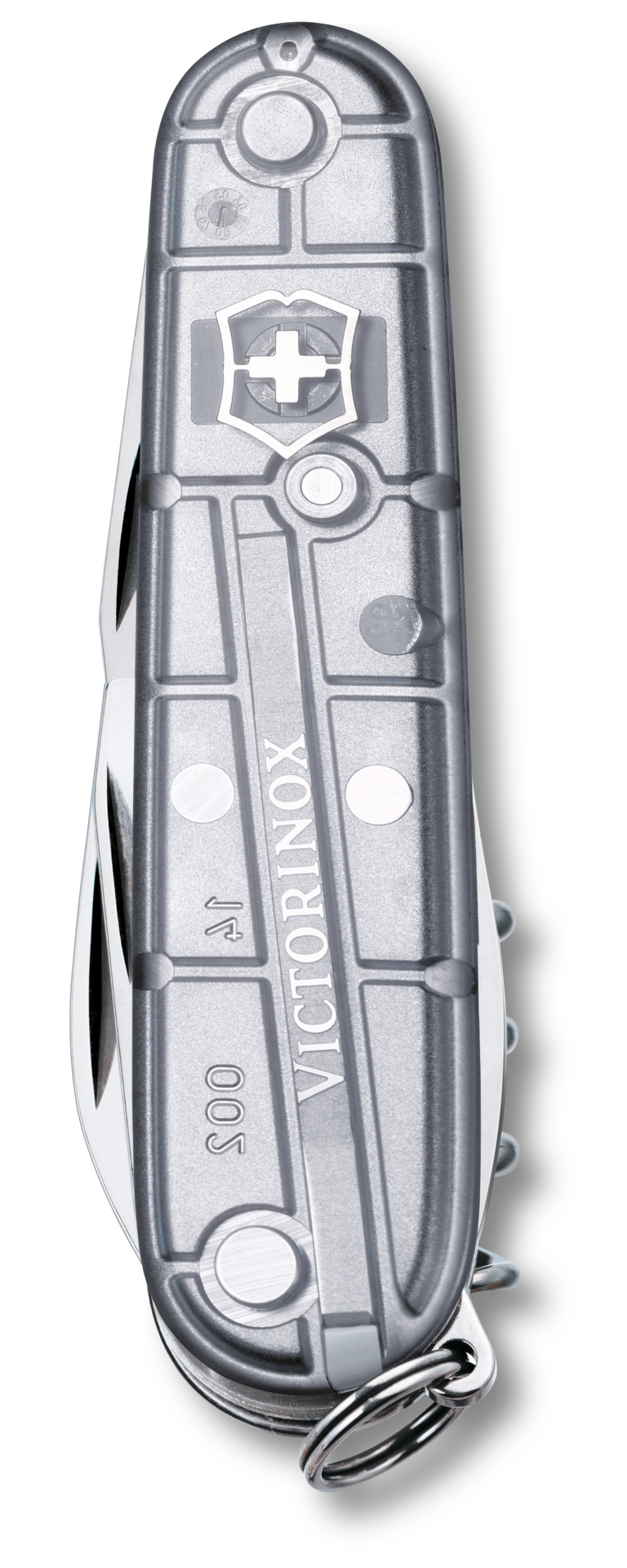 Victorinox Taschenmesser Sackmesser Spartan silber transparent zu vorne 1