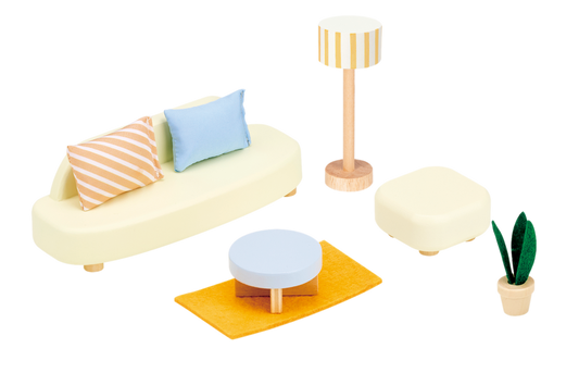 Puppenhaus-Wohnzimmer Holz