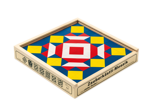 Scatola magica a mosaico cubico da 64 pezzi in legno (copia)