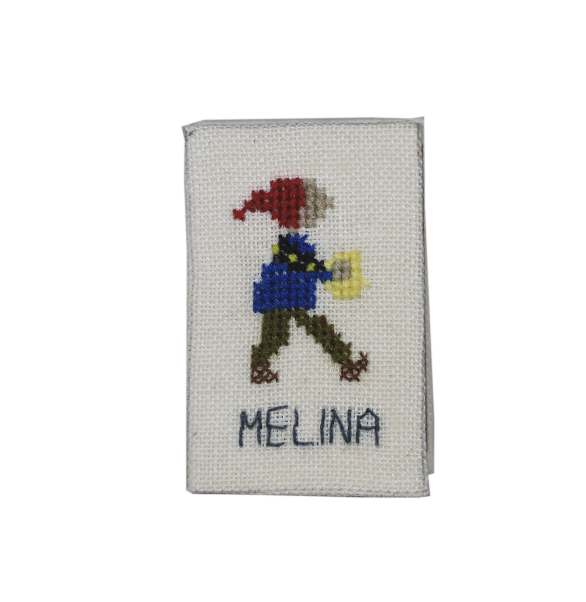 Zuendholzschachtel Chalandamarz Handgestickt Melina
