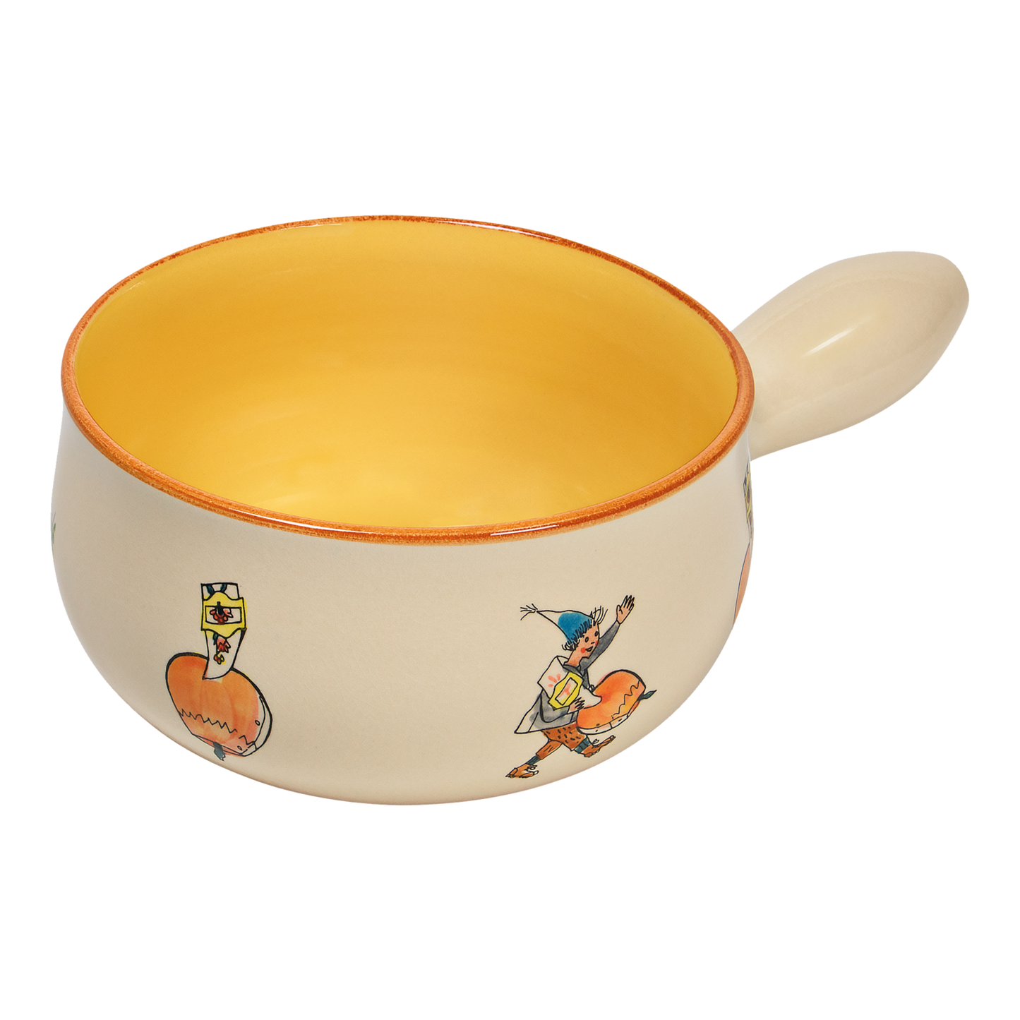 Fondue Caquelon Schellen-Ursli mit Glocke