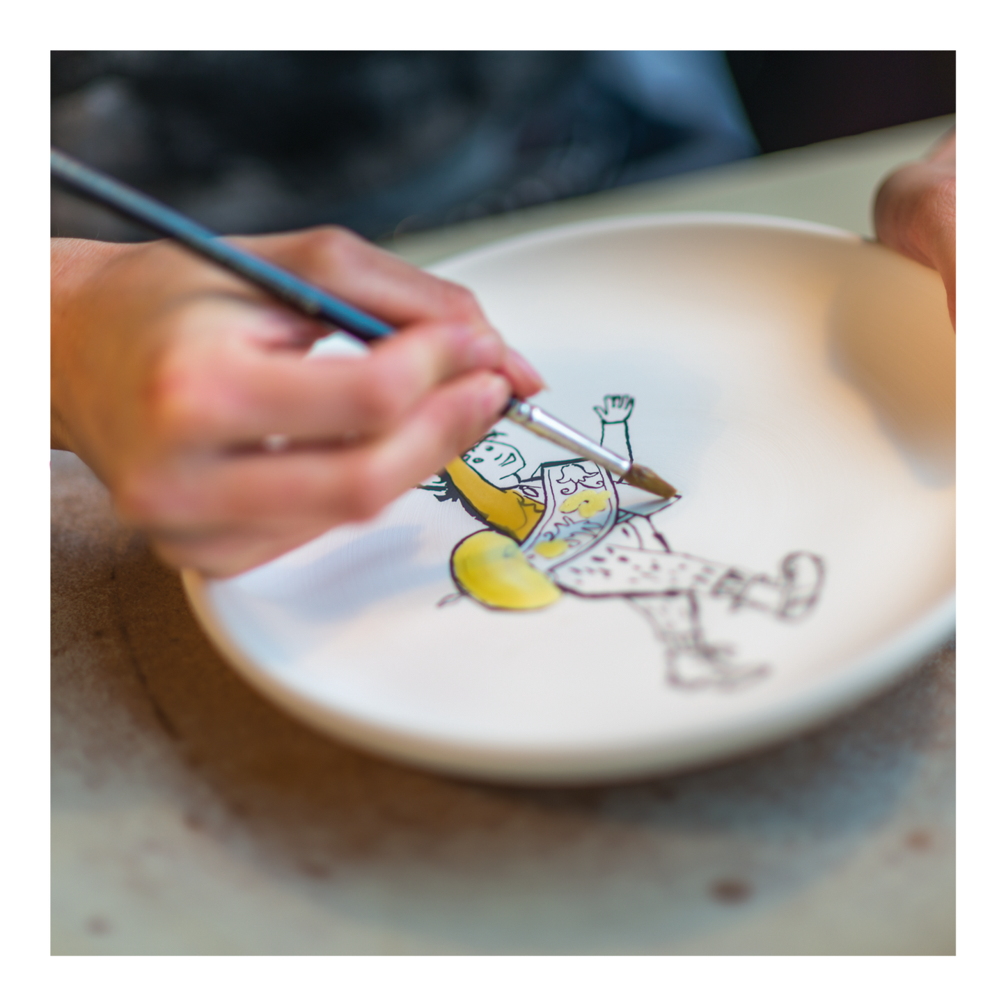 Ursli Ceramic Plate 21cm