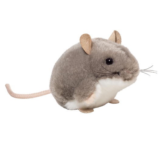 Maus grau Plüschtier 9 cm